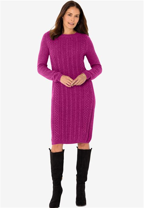 one sleeve sweater dress