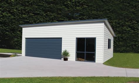 one slope roof garage