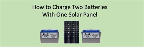 one solar panel 2 charge