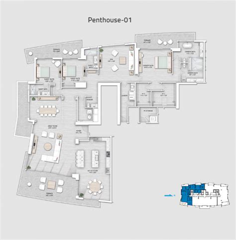 one st petersburg floor plans