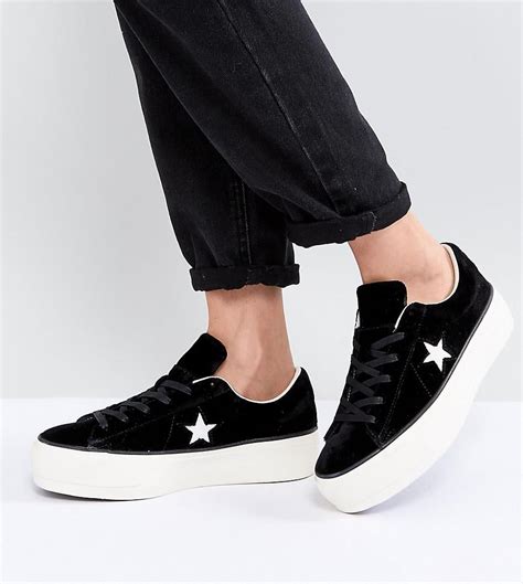 one star platform sneakers