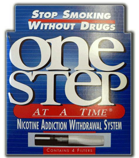 one step at a time quit smoking cigarette filters