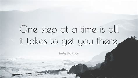 one step at a time quote