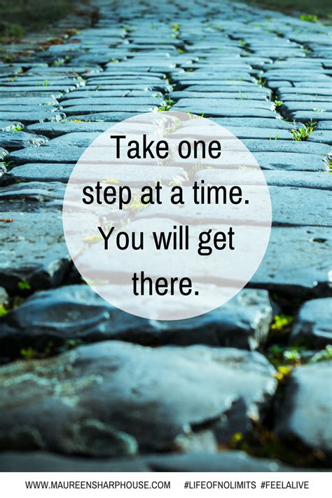 one step at a time quote
