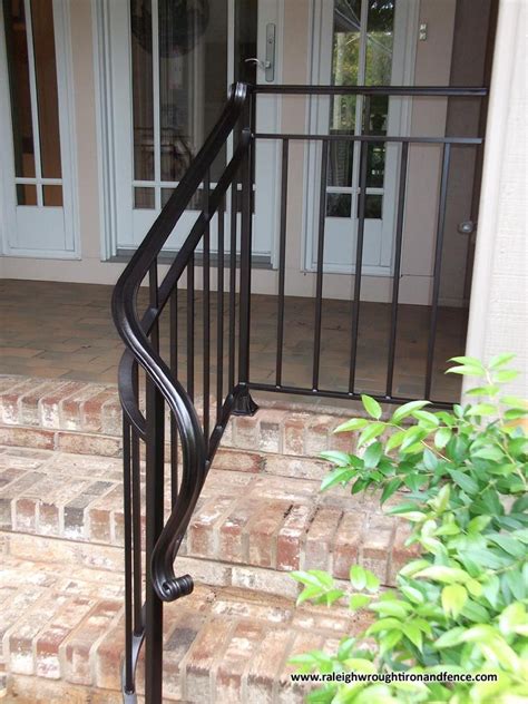 one step iron railing