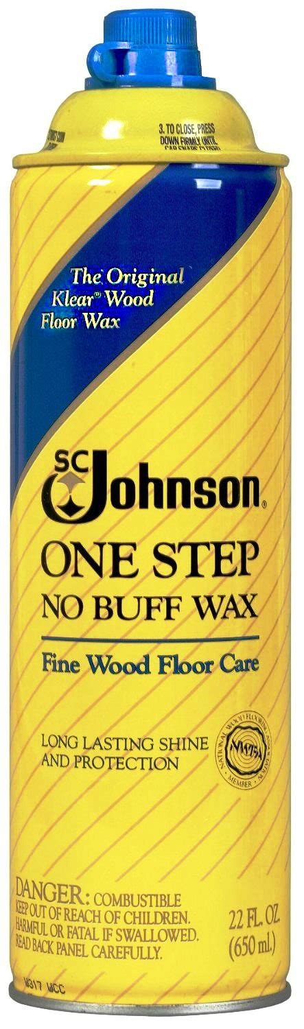 one step no buff floor wax