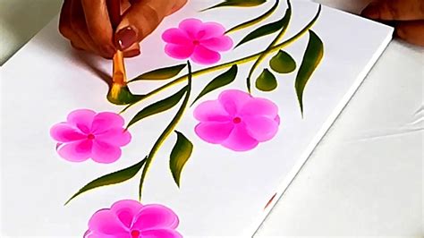 one step painting flowers