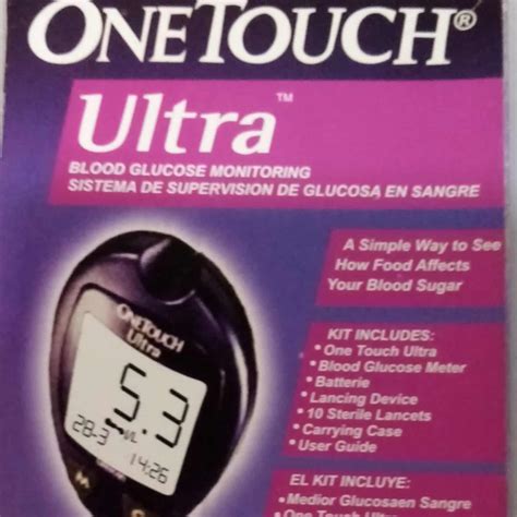 one step ultra glucose meter