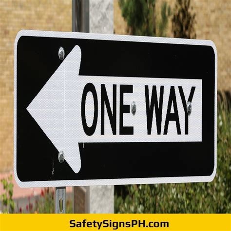 one way sign philippines