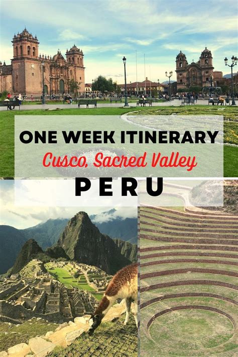 one week in peru itinerary