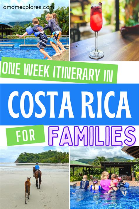 one week trip to costa rica