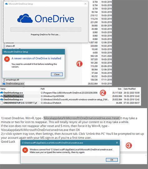onedrive not updating files