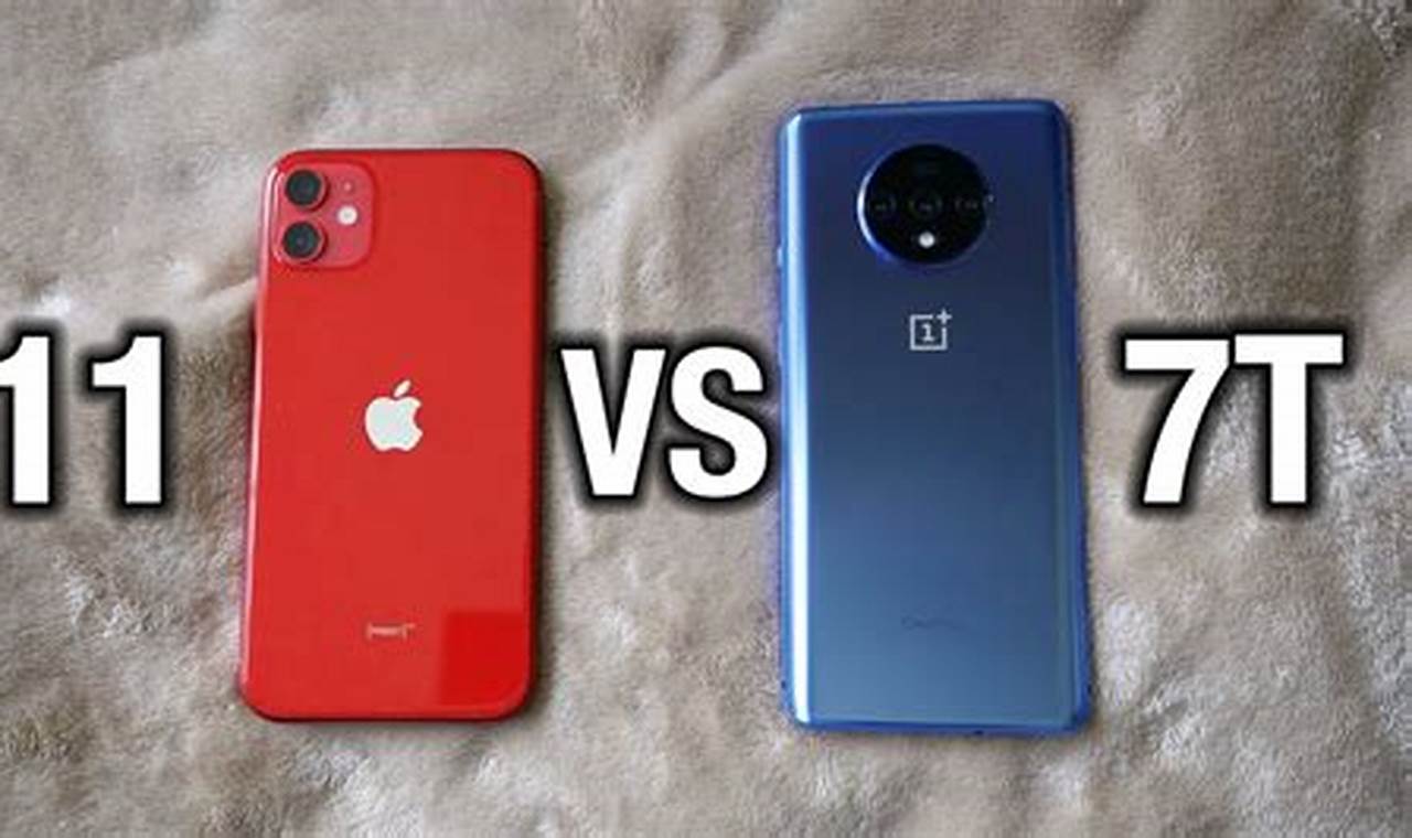 oneplus 7t vs iphone 12 mini