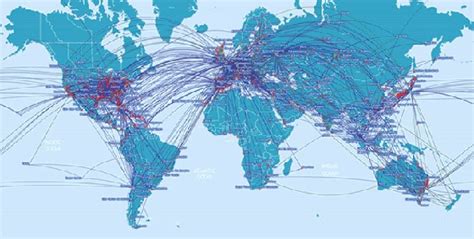 oneworld interactive network map