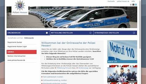 Internetwache Berlin: Online Strafanzeige erstatten - direkt online