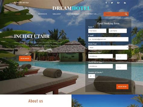 Travel Booking Website Design Template PSD Download PSD