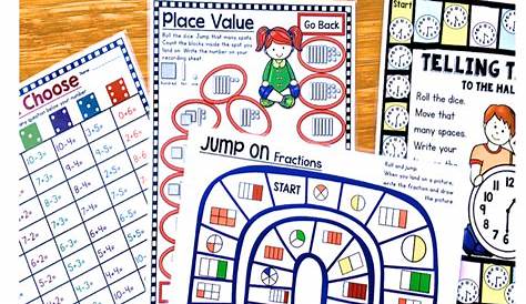 Fun Games 4 Learning Summer Math Games Freebies and End of Year