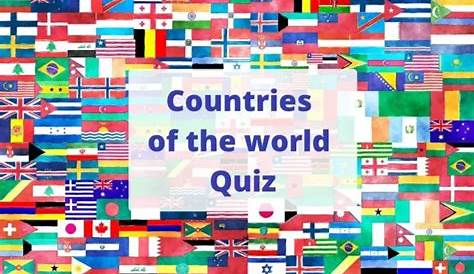 Online Quiz Countries Of The World COUNTRIES OF THE WORLD QUIZ! YouTube