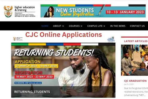 online application at cjc 2024