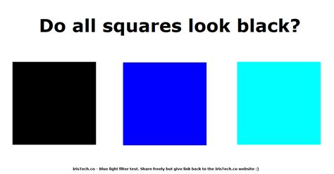 Online Blue Light Test