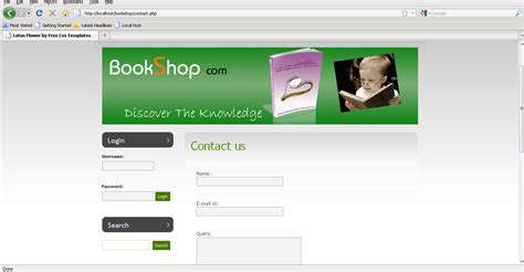 online book store project database