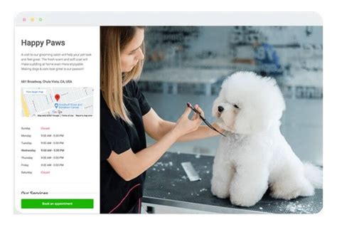 online booking for dog grooming