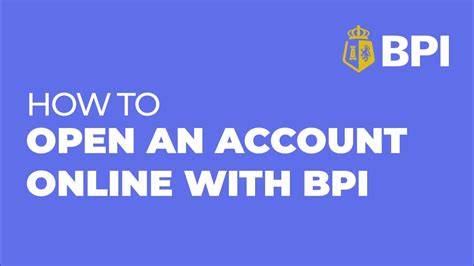 online bpi account opening