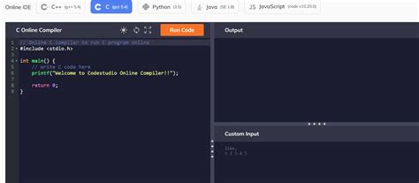 online c compiler source code