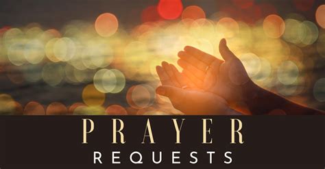 online church prayer request