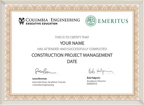 construction certifications online