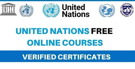 online course in united nations