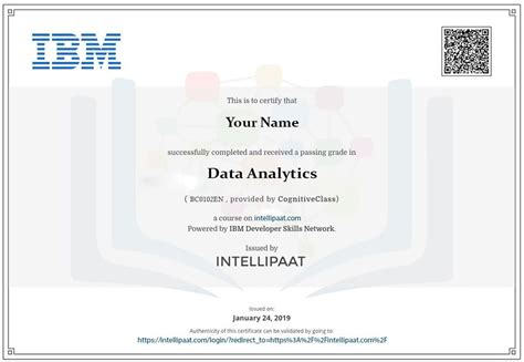 online data analytics certificate