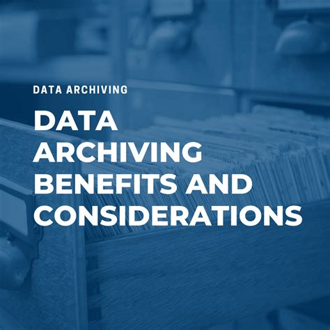 online data archiving benefits