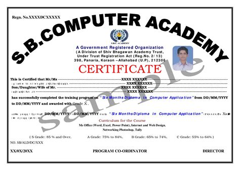 online dca certificate application