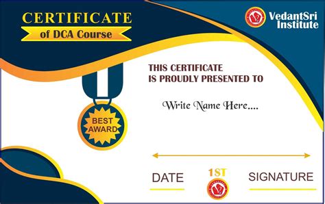 online dca certificate course