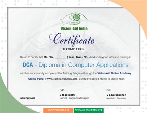 online dca certificate program