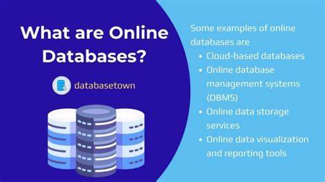 online directories and databases