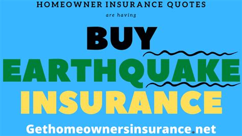 online earthquake insurance quote