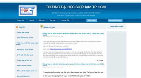 online hcmue edu vn