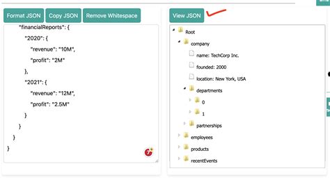Online Html Json Viewer