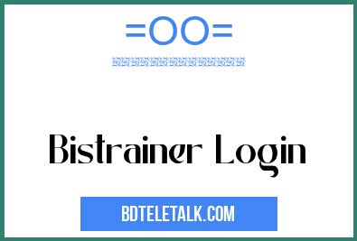 online login bistrainer