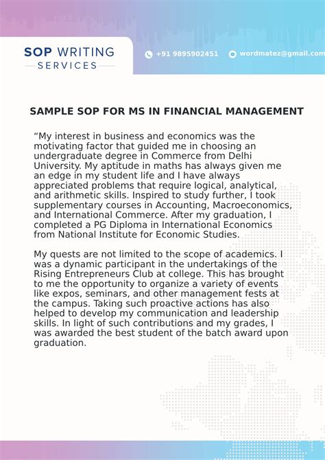 online msc in finance and management