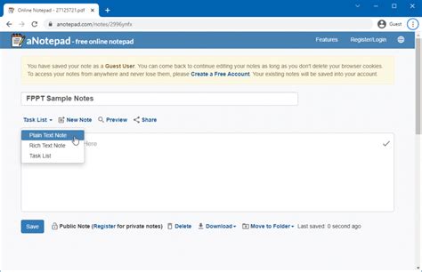Online Notepad Real Time