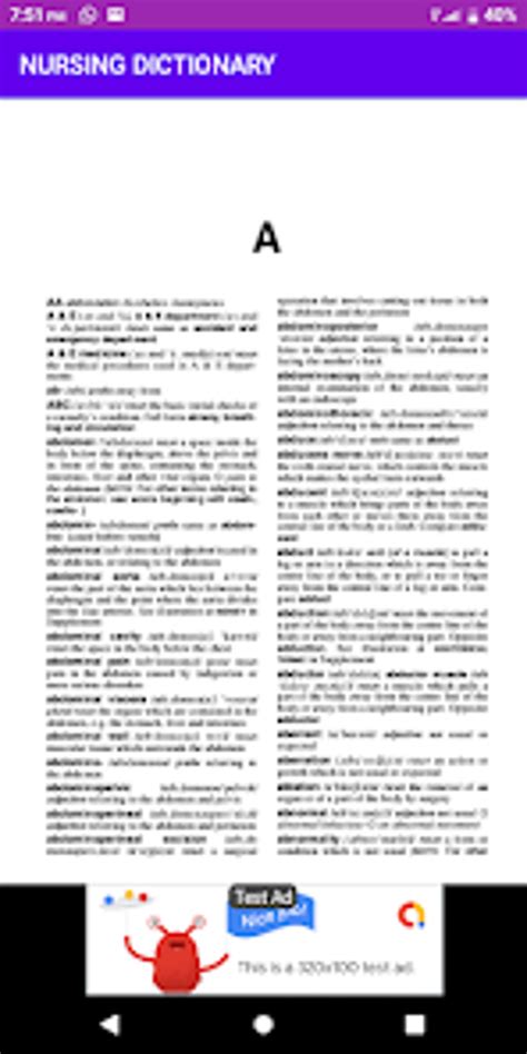 online nursing dictionary