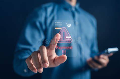 オンライン決済前に安全性を確認するイメージ