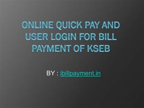 online quick pay login