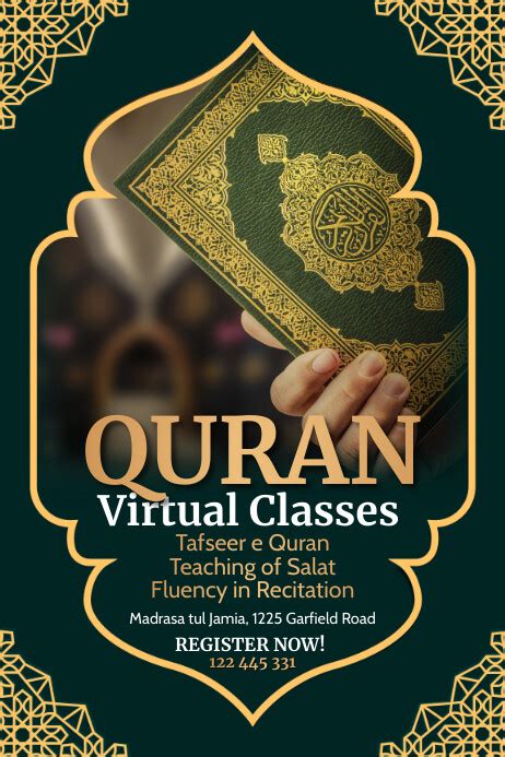 online quran teaching poster