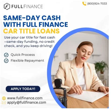 Online Same Day Title Loans
