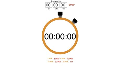 Online Stopwatch Timers