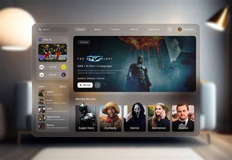 Online streaming platform interface